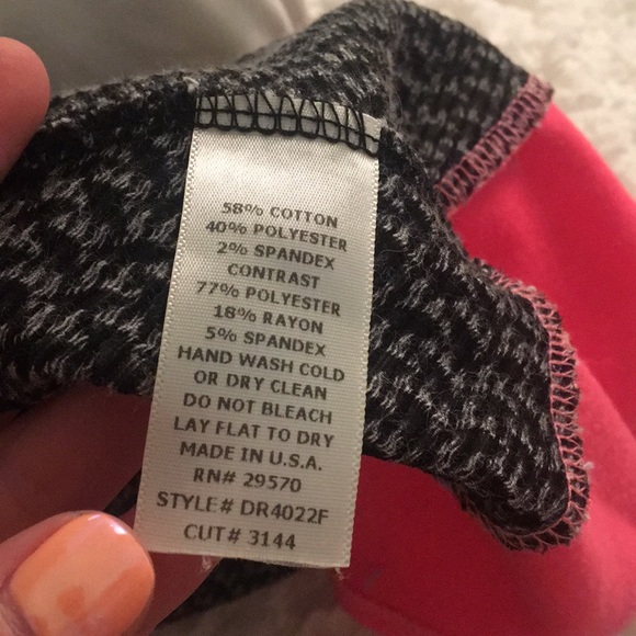 Hot pink, black & white mini dress - Picture 5 of 6